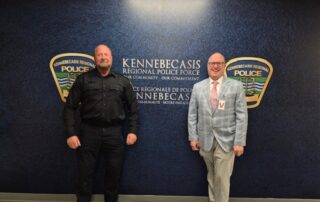 Bob Keays from Higgins Insurance dropping by for a visit