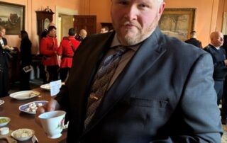 Cpl McKay at the MADD awards having tea and crumpets lol